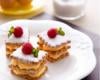 Mille-feuilles de minis petits-beurres à la crème vanillée