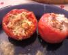 Tomates farcies au fromage frais et jambon