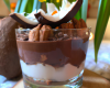 Verrine chocolat-noix de coco