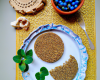 Galettes de quinoa au bleu d'auvergne