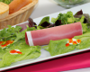 Mousseline de légumes au jambon de bayonne et sa salade d'herbe