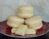 Macarons au chocolat blanc