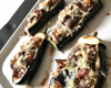 Barquettes d 'aubergines farcies