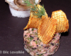 Tartare filet de veau aux huîtres de l'Ile de Sein d'Eric Lavallée