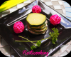 Mille feuilles de courgettes aux rillettes de thon