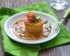 Petits flans aux courgettes, bacon et Ketchup