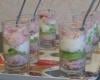 Verrine mousseline de jambon et concombres