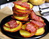 Galettes de pommes de terre au saucisson