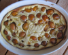 Clafoutis aux mirabelles et poudre d'amandes