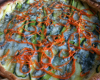 Tarte fine courgette et roquefort