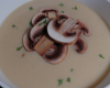 Velouté de champignons et lardons