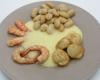 Sabayon Fruits de la Passion aux Saint-Jacques, Langoustines & Haricots de Soissons