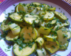 Poêlée de courgettes à la coriandre