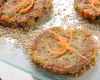 Galettes de quinoa aux carottes et aux poireaux