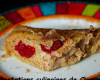 Galette comme une pastilla fragipane citronnée aux framboises