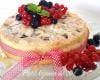 Gâteau macaronné aux fruits rouges