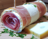 Roulé de jambon, fromage