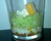 Verrine avocat-surimi au cottage cheese