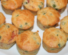 Muffins aux lardons et petits pois