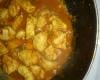 Poulet poivrons-tomates-curry