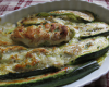 Gratin de courgettes au poulet à la provençale