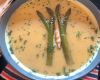 Soupe au crabe et aux asperges