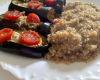 Pâtes quinoa aux aubergines et aux tomates