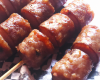 Brochette de petits boudins