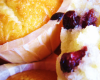 Muffins moelleux au citron et cranberries