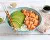 Sushi bowl saumon avocat