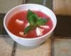 Soupe de fraises pastèque