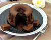 Cake fondant au chocolat noir