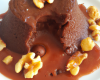 Fondant glacé chocolat et noix