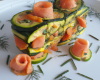 Terrine de courgettes au saumon fumé