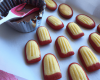 Madeleines aux framboises et chocolat blanc