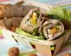 Wraps de sarrasin fromage aux noix et jambon de Parme