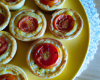 Mini-quiche à la tomate et à la moutarde