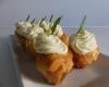 Cupcake saumon citron et combava