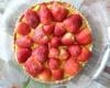 Tarte aux fraises et à la crème pâtissière