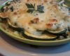 Gratin de courgettes en sauce