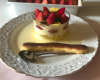 Tiramisu léger aux fraises et filet de citron