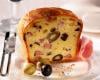 Cake jambon, olives et Camembert le Rustique