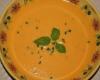 Soupe de citrouille en cubes