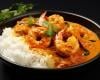 Crevettes au curry