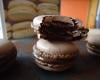 Macarons au chocolat délicieux