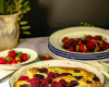 Clafoutis aux fraises et framboises