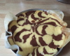 Zebra cheesecake aux 2 chocolats