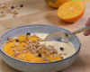 Smoothie bowl au fromage blanc et Kaki Ribera del Xúquer AOP