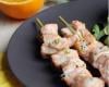 Brochettes de saumon à la citronnelle