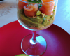 Verrine avocat saumon